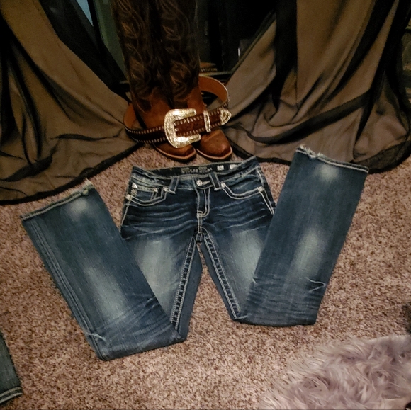 Miss Me Women's Blue Jeans Boot Cut size 26, - Picture 8 of 9